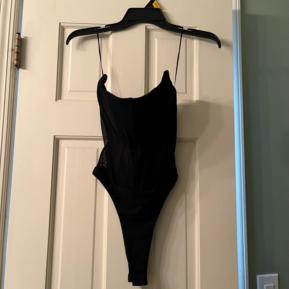 Princess Polly Black Bodysuit One Piece